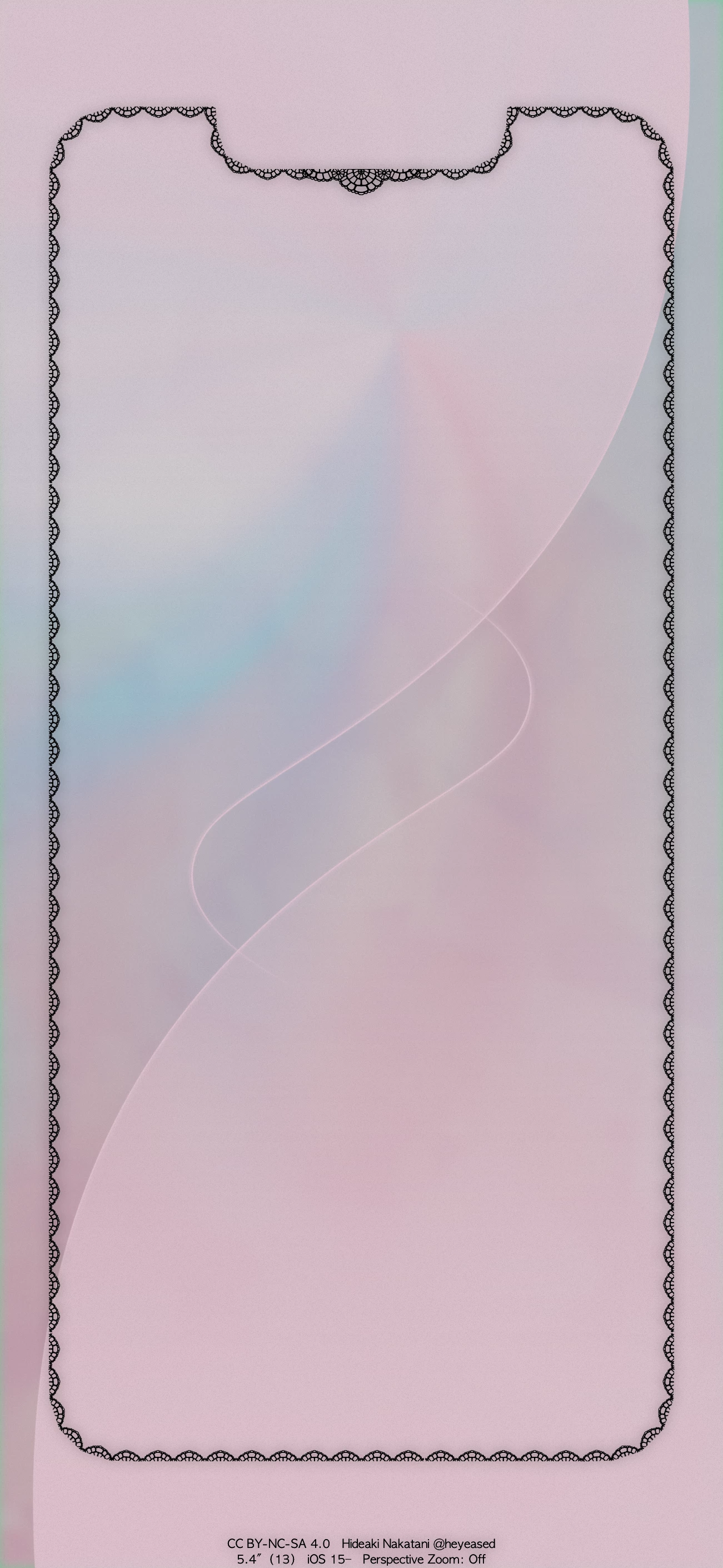 レースのベゼルの壁紙 4 13 Mini Lacy Bezel 4 Mysterious Iphone Wallpaper