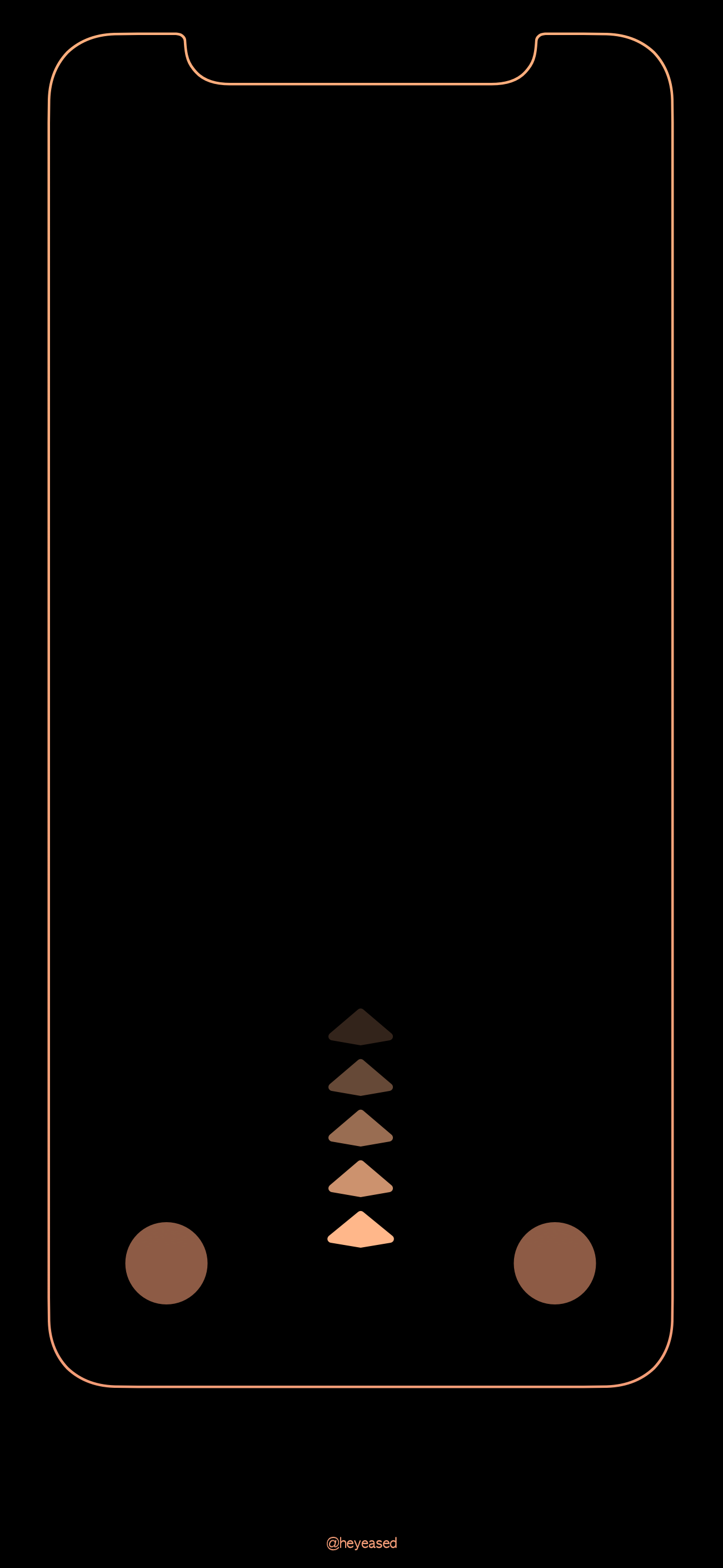 Xの壁紙 カラードック The X Color Dock Mysterious Iphone Wallpaper